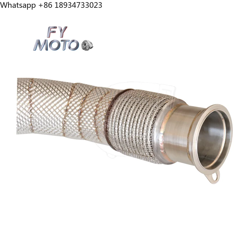 

3.5 INCH Exhaust Downpipe for TTRS 8S RS3 8V 2.5 TFSI EVO2 (EA855) 2017+ with Heat Shield