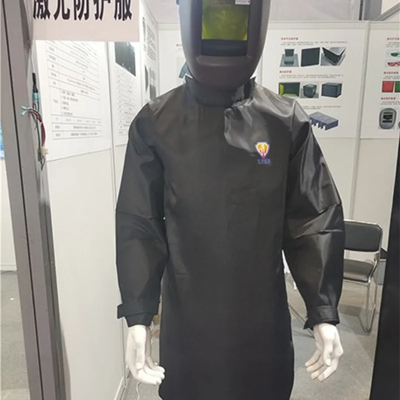 Roupas de proteção a laser luvas de proteção livre de poeira e anti-estática versão fotoelétrica laser proteger avental cnc 2024 novo