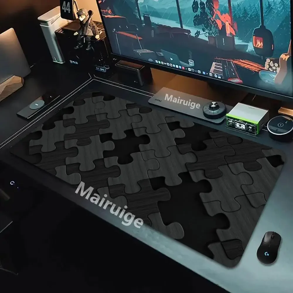 لغز نمط ماوس الوسادة كبيرة الكمبيوتر مكتب ألعاب الجدول الحصير XXL المطاط المضادة للانزلاق الألعاب لوحة المفاتيح ماوس منصات مكتب طويل 30X60