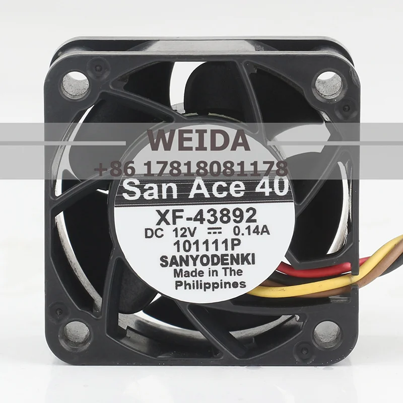 

Sanyo 5 В 24 В 48 В постоянного тока 12 В 0,14 А AC EC 4020 40X40X20MM 4 см ШИМ инвертор с двойным шарикоподшипником четырехпроводной XF-43892 охлаждающий вентилятор