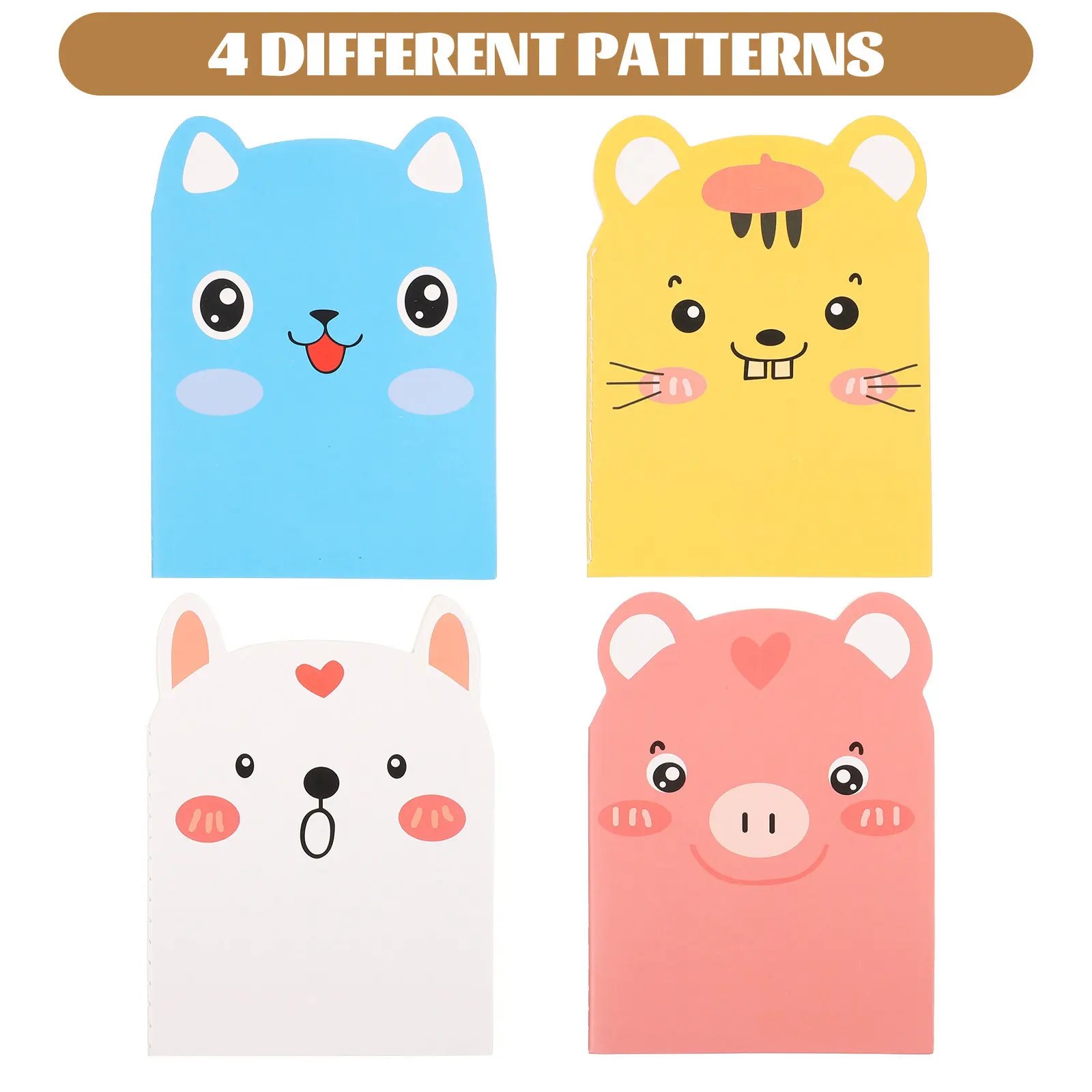 Pocket Size Pig-Shaped Portable Notepad Smooth Writing Surface Compact Office Notepad for Daily Planning Note Taking