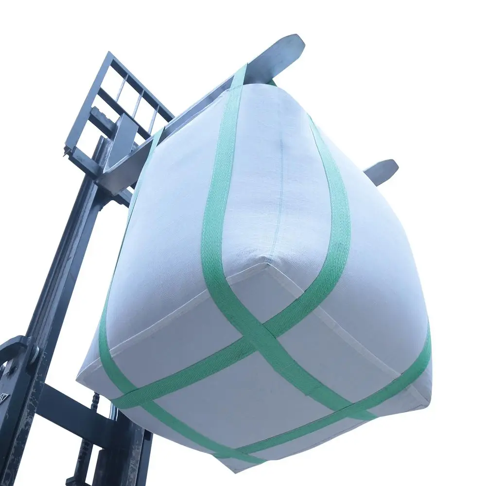 

Массовая сумка FIBC, 2-тонная сумка, 35 x 35 x 43, 4400 фунтов SWL, Duffle Top, Flat Bottom, Four Loop Fibc Big Bags, Heavy Duty Bulk Bags для