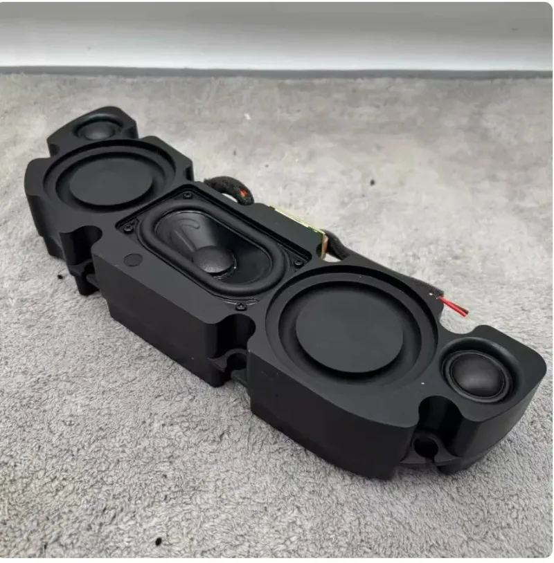 Hi-Fi 2-Way Passive Speaker: Triple Driver, Dual Bass Diaphragms & Long-Throw Dual Tweeters for Home/Studio Audio