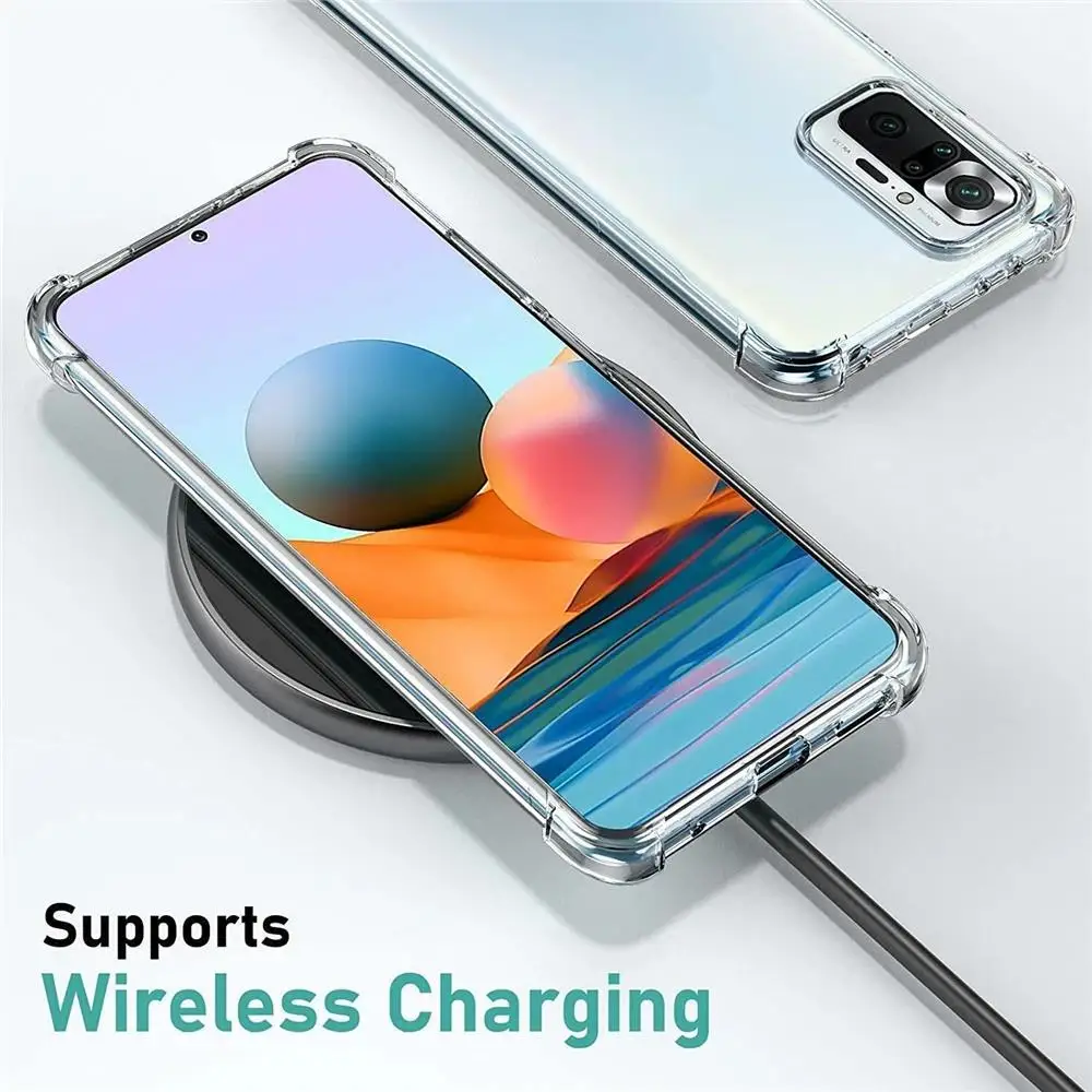 Klare Hülle für Xiaomi Redmi Note 12 11 10 9 Pro Plus Redmi 12c 10a 10c 9a 9c 9t Ultradünne stoßfeste Silikon-Softcover – Detail 4