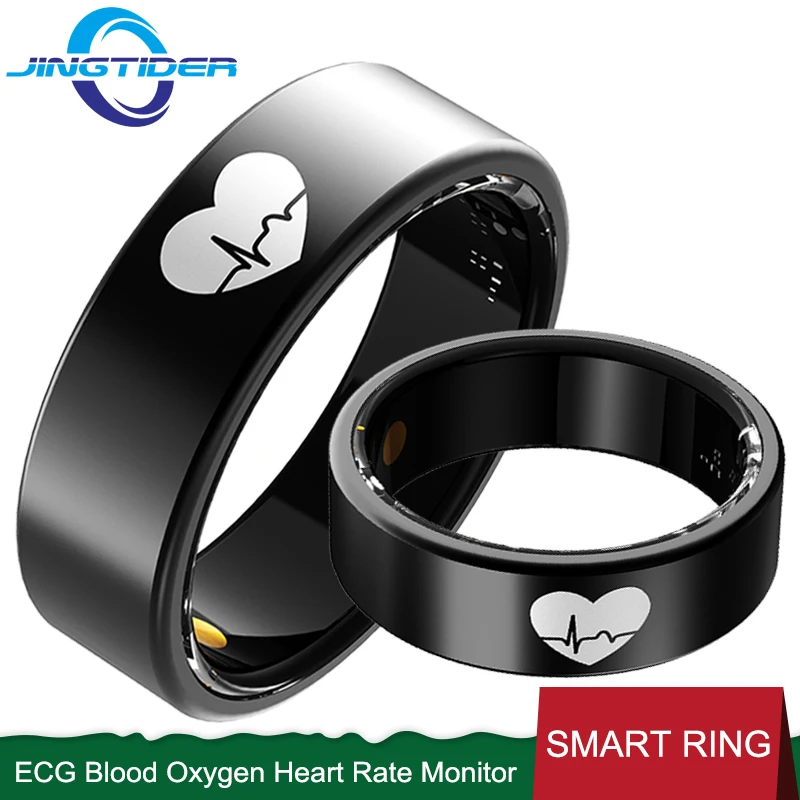 

R30 Мода ЭКГ Мониторинг Здоровье Смарт-кольцо Мужчины Женщины IP68 Водонепроницаемое Температура тела Кислород в крови Интеллектуальное кольцо на палец