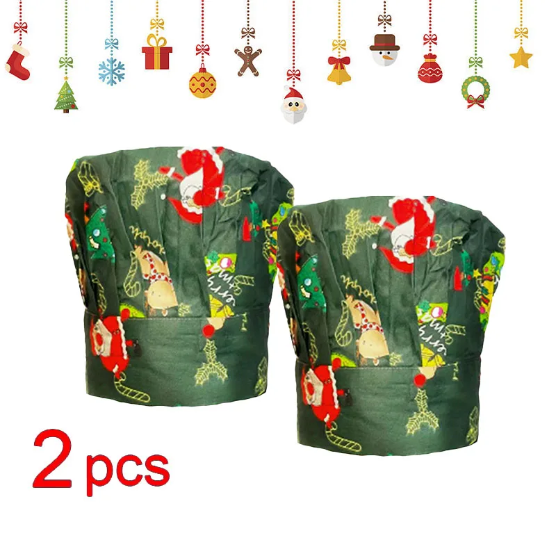 가정용 요리 모자, 호텔 레스토랑 요리사 모자, 케이터링 주방 작업 모자, 수통 베이커리 파티 모임, 베이킹 모자, 2 개