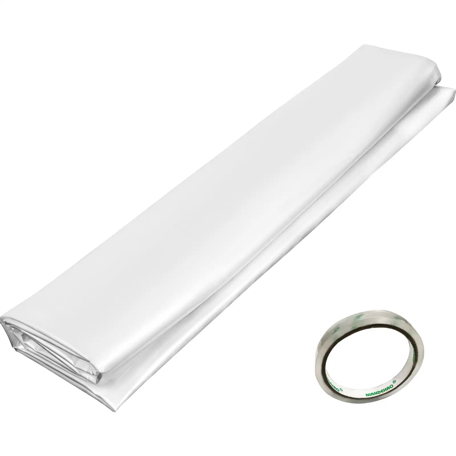 

KFFKFF Greenhouse Covering, 16 x 25 ft, 6 Mil Thick Clear Polyethylene Sheeting, UV-Resistant Greenhouse Plastic