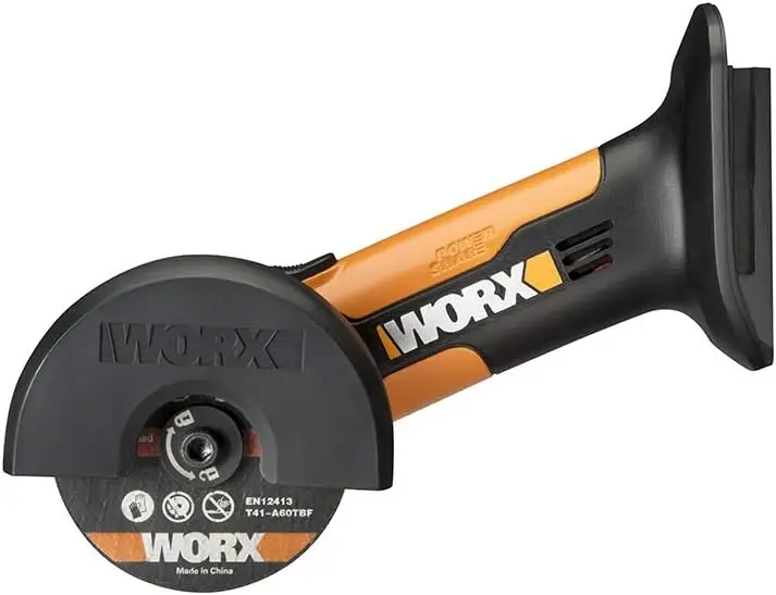 

20V 3-inch Mini Angle Cutter with Cutting Discs, Metal Guard and Lock-On Switch