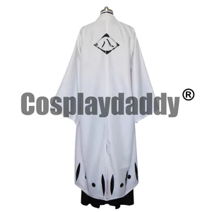 Em estoque lixívia shunsui kyōraku shunsui kyoraku capitão da 8a divisão shinigami quimono shihakusho cosplay traje 12 principais vendas capitão yami - №1