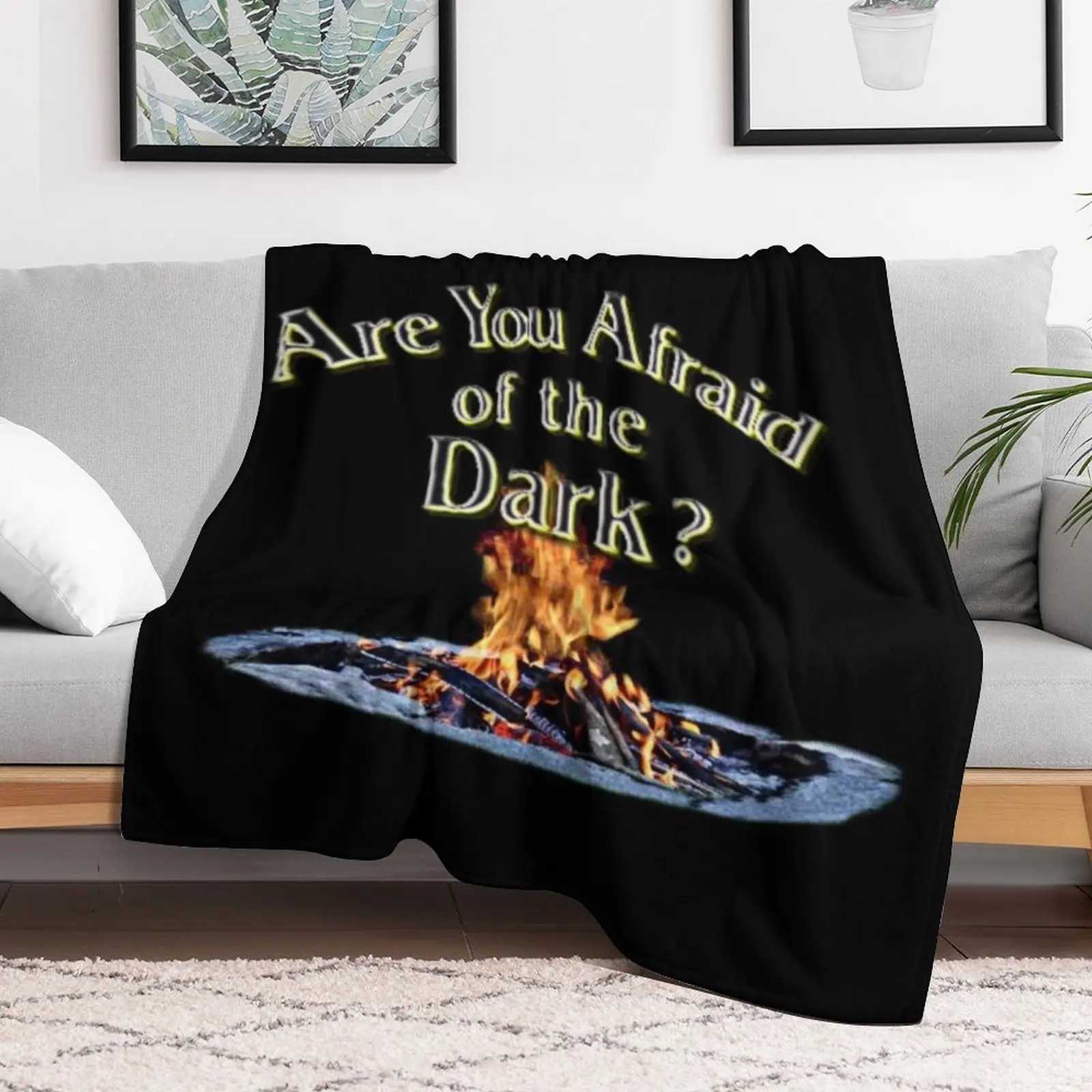 Question Is Are You Afraid Of The Dark Throw Blanket Bed halloween manga for babies Blankets