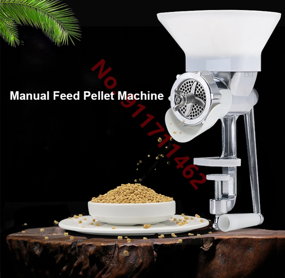 Pet Feed Manual Processing Machine Small Animals Food Feed Pellet Making Machine Fish Bird Cat Dog Parrot Food Granulator