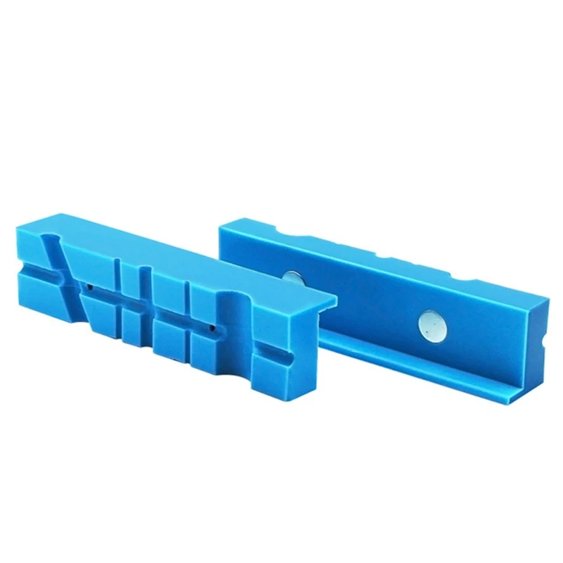 Imagem -04 - Milling Magnetic Jaw Clamps Bench Vice Pad Ferramentas para Gripping Encaixe de Tubulação Mecânica Protetor Fixo 5.5in Par