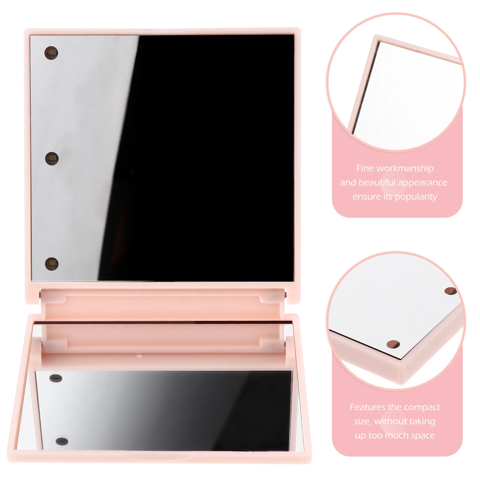

Make-up Mirror Professional Makeup LED Portable Women's Beauty Abs Dark Practical and Convenient