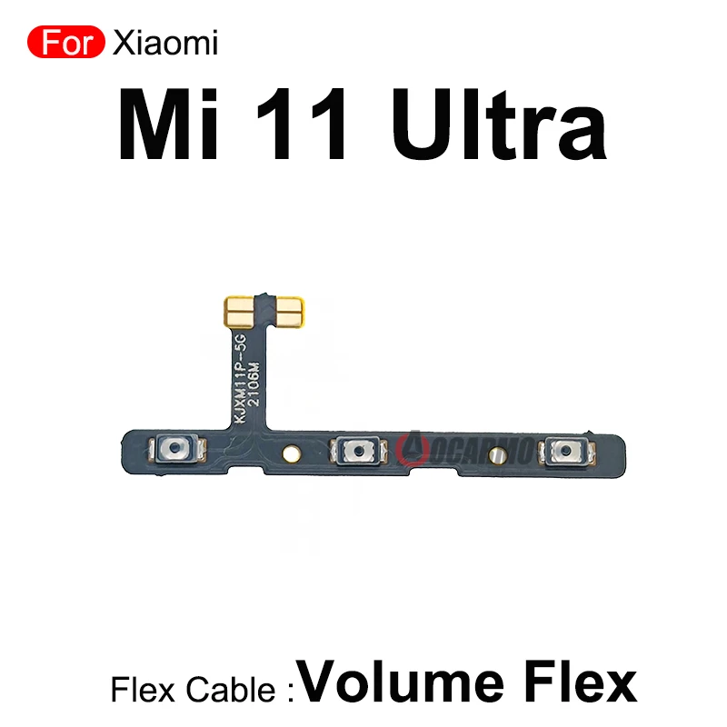 Для Xiaomi 11T Pro Mi 11 Ultra 13T 13 Pro 11Lite Voulume Кнопки вверх и вниз Гибкий кабель Запасные части