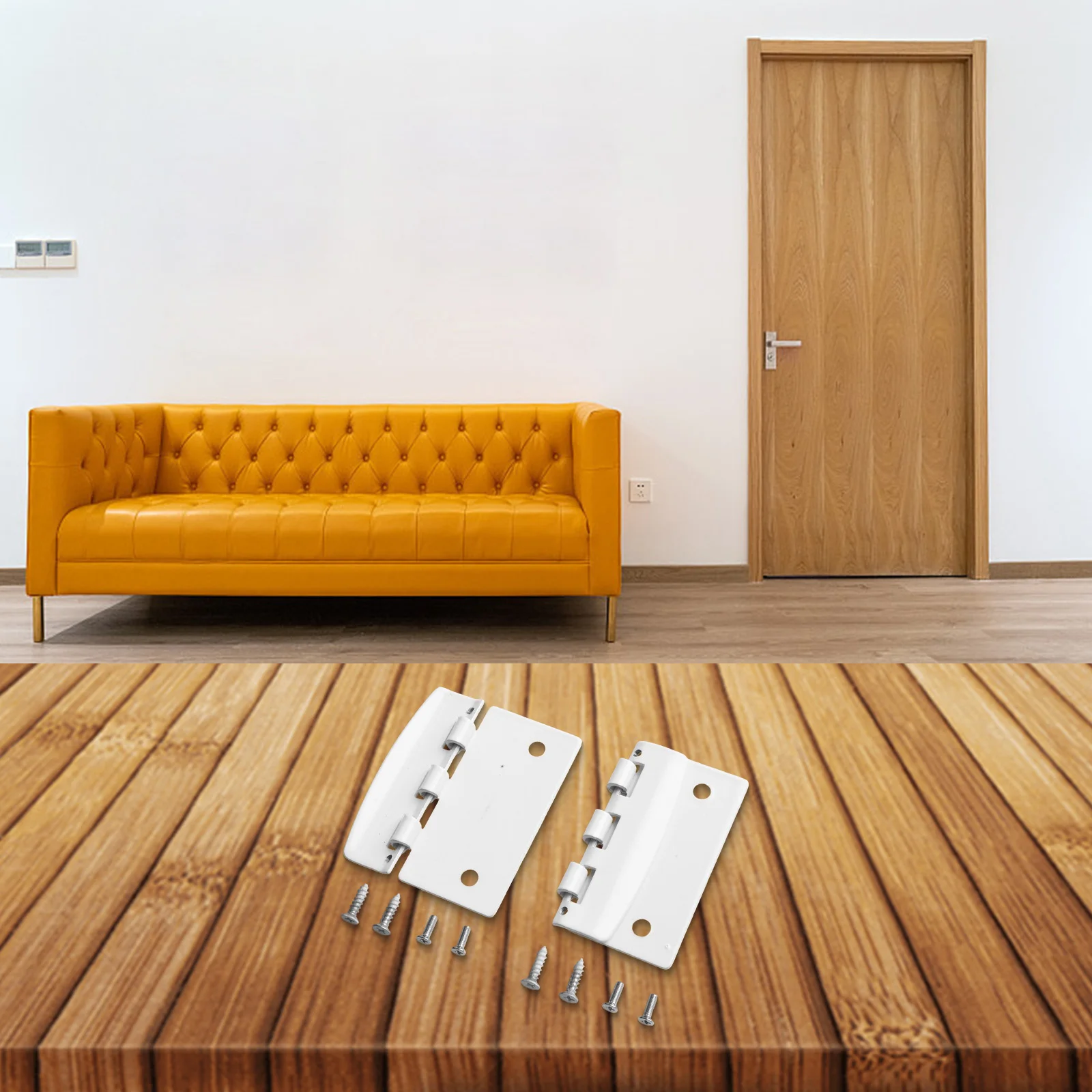 

Door Security 2.75 Inches Flip Door Lock Anti Lock Door Security Device Device Child Safe Lock 2 Pack Door Lock
