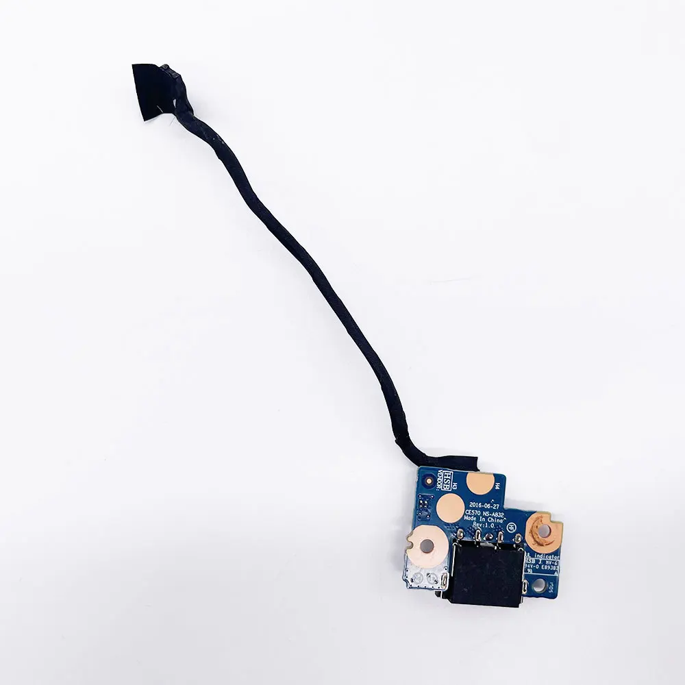 DC Power Jack board cable For Lenovo ThinkPad E570 E570C E575 laptop DC-IN Charging board Flex Cable CE570 NS-A832 DC02001WH10