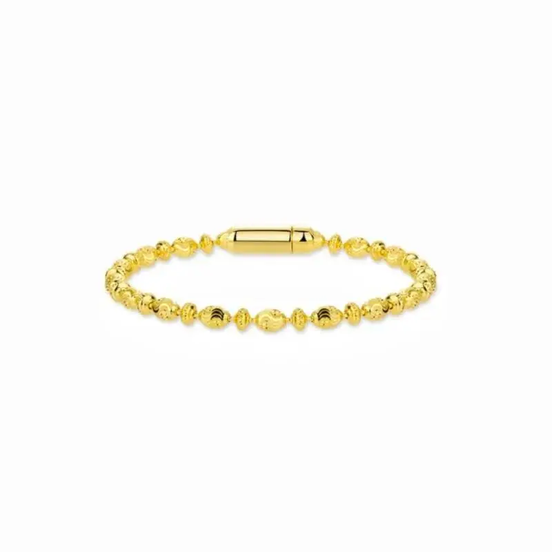

ZOCA Minimalism Bracelet Gold Color Beads Bracelets for Women Real Money S925 Bracelets