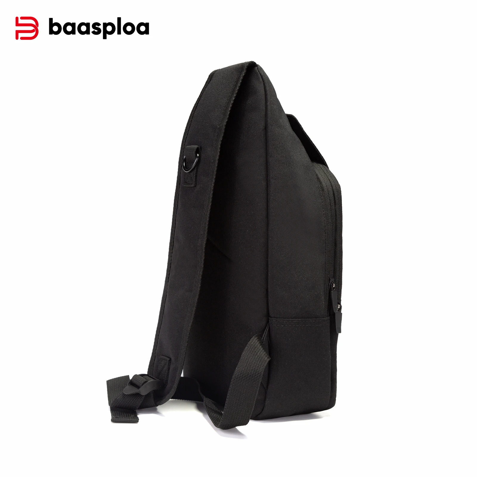 Baasploa bolsa de ombro masculina, à prova d\'água, grande capacidade, esportes ao ar livre, caminhadas, mochila de peito com vários bolsos, 2024