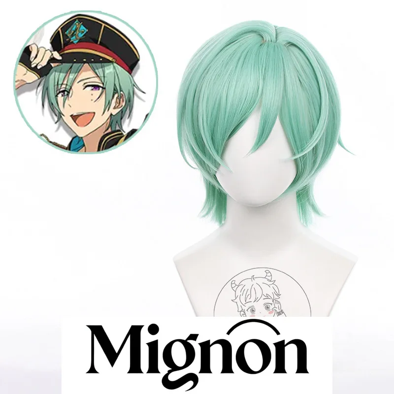 

Ансамбль звезд Хаятэ Сью косплей парик ES ALKALOID арочная челка короткие волосы подарок на Хэллоуин