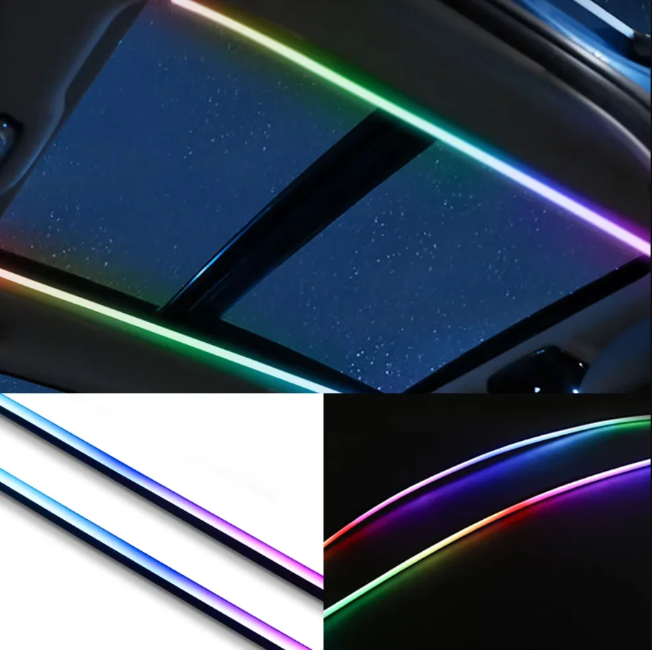 2026 New Sunroof LED Strip Ambient Lamp Remote APP Control USB Sunroof Light Car Roof Panoramic Skylight Ambient Lights