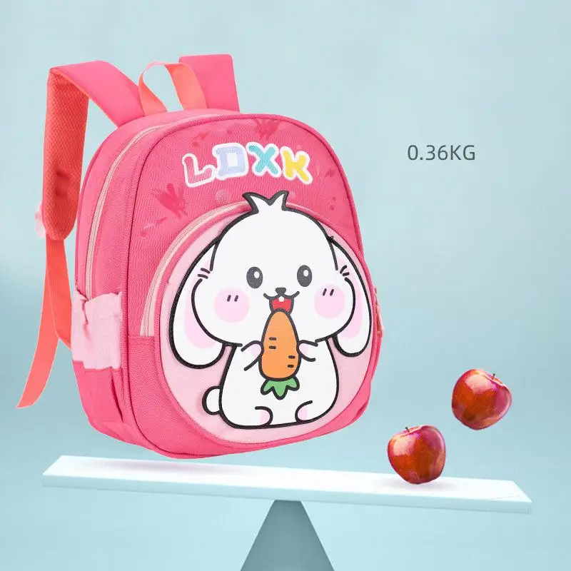 Kindergarten Girls Bag Small Rabbit Cartoon Children's Bag Primary School Students Cute Spine guard Backpack School Bags Mochila