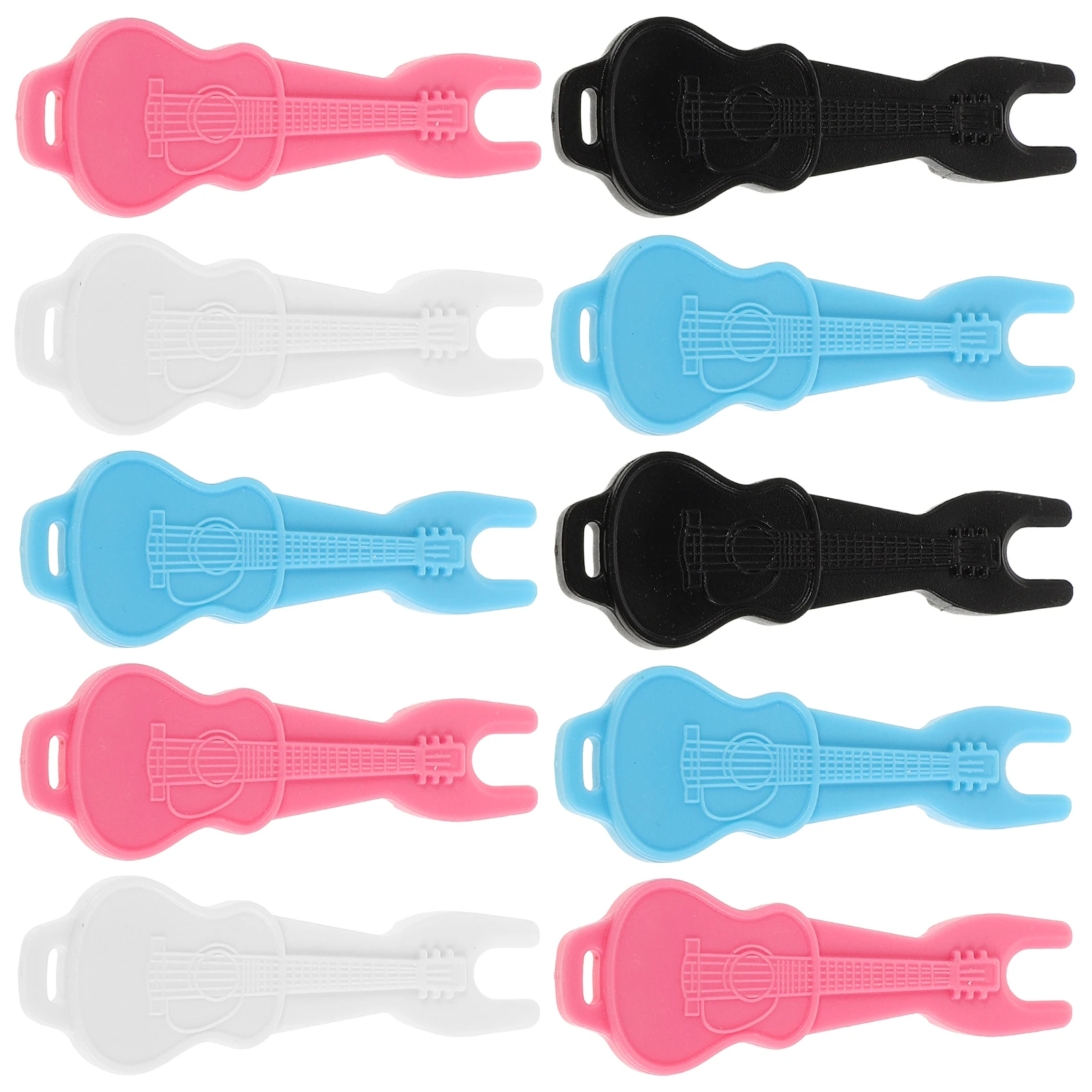 

10 Pcs Guitar String Winder Tool Plastic Peg Bridge Pin Puller Acoustic Change Sturdy Instrument Accessories Replacement
