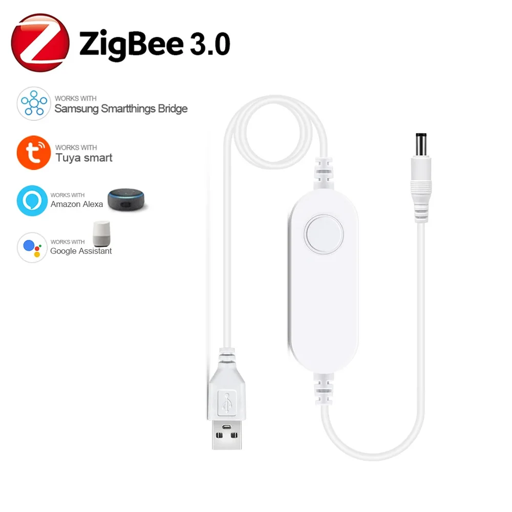 5V USB Zigbee 3,0 Led Streifen Licht Controller RGB RGBCCT LED Licht Streifen Dimmer Smart APP Stimme Fernbedienung für MQTT Smartthings Alexa