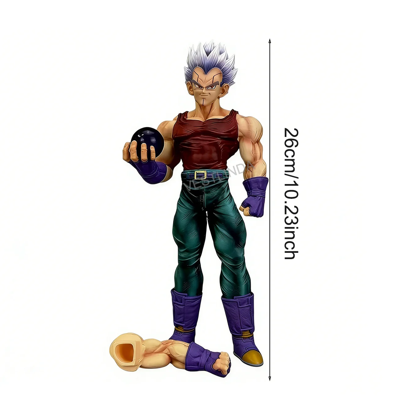 Modèle Super Saiyan Vegeta en PVC, robot humanoïde articulé, bras remplaçables, collection Anime Dragon Ball, décoration de bureau, jouets
