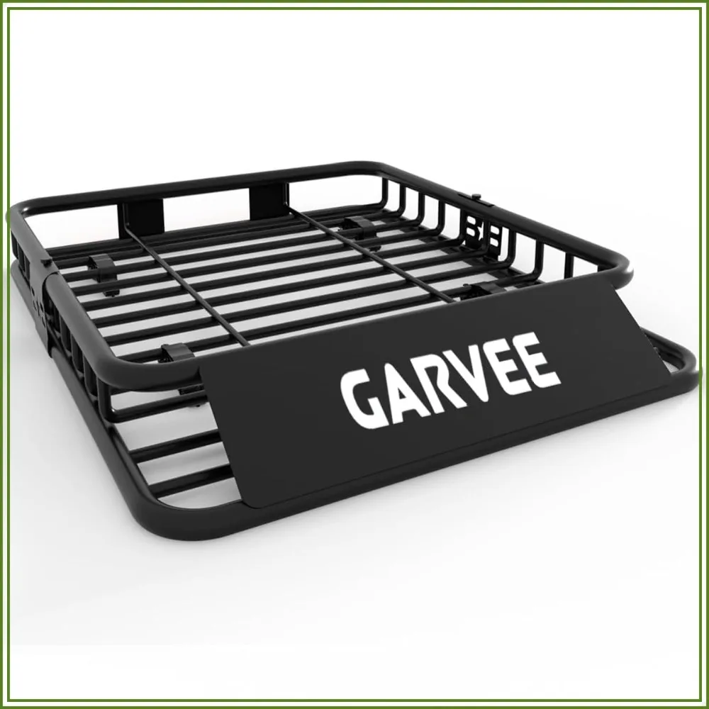 

Universal Roof Rack Basket 46x36 in, 200 LBS Capacity Heavy Duty Luggage Carrier for SUVs Trucks Vehicles