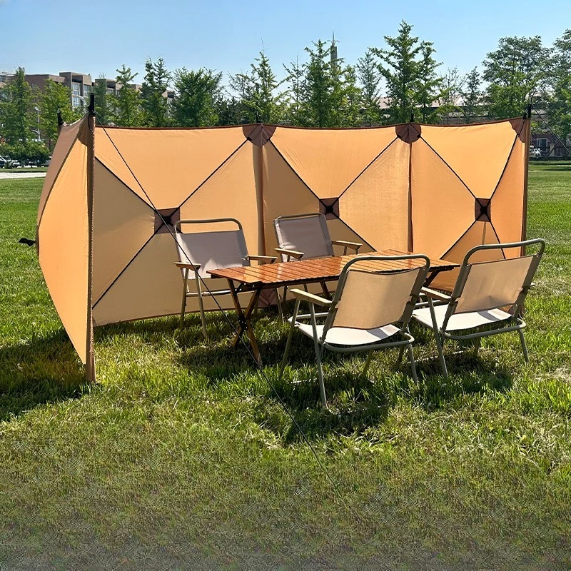 Outdoor camping windshield windshield windshield outdoor dinner barbecue fishing screen