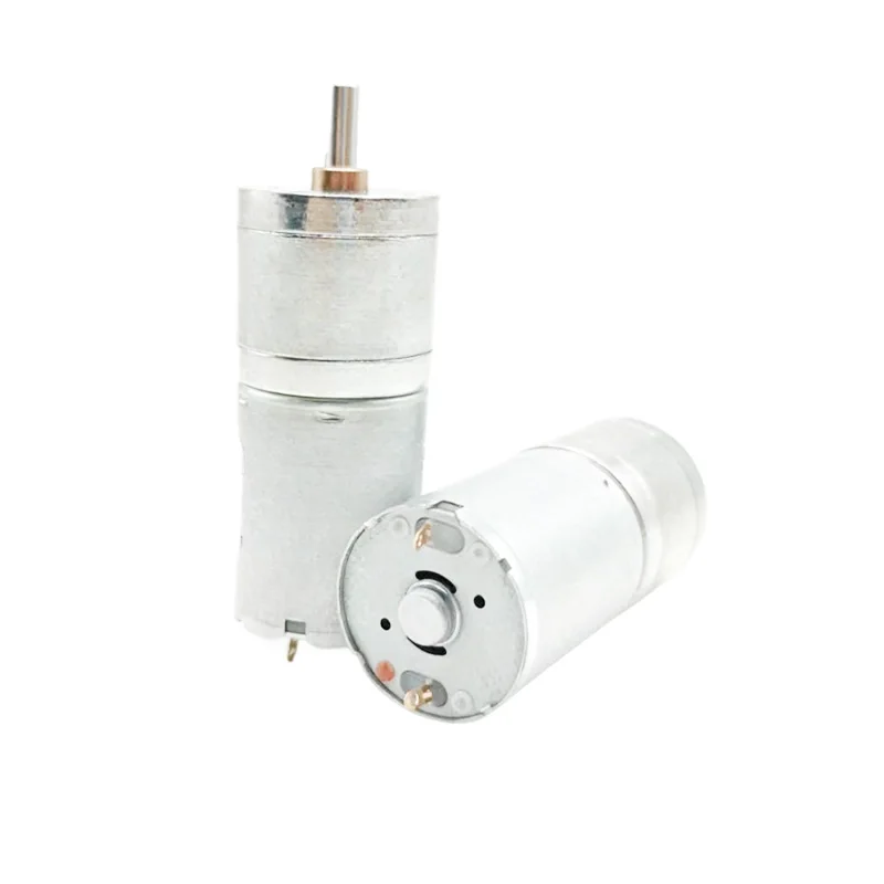 High Power 12V DC Worm Gear Motor Reversed JGA25-370 6v 24v 26/50/170/620RPM Small Appliance Reduction Motor 130 Motor Electrico