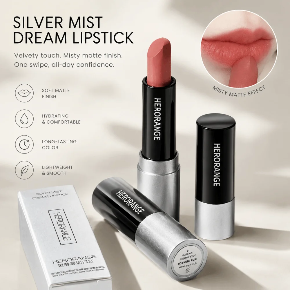 Sexy Velvet Matte Lipstick Lasting Non Stick Cup Red Lip Stick Lip Tint Waterproof Whitening Rouge Lip Gloss Daily Wear