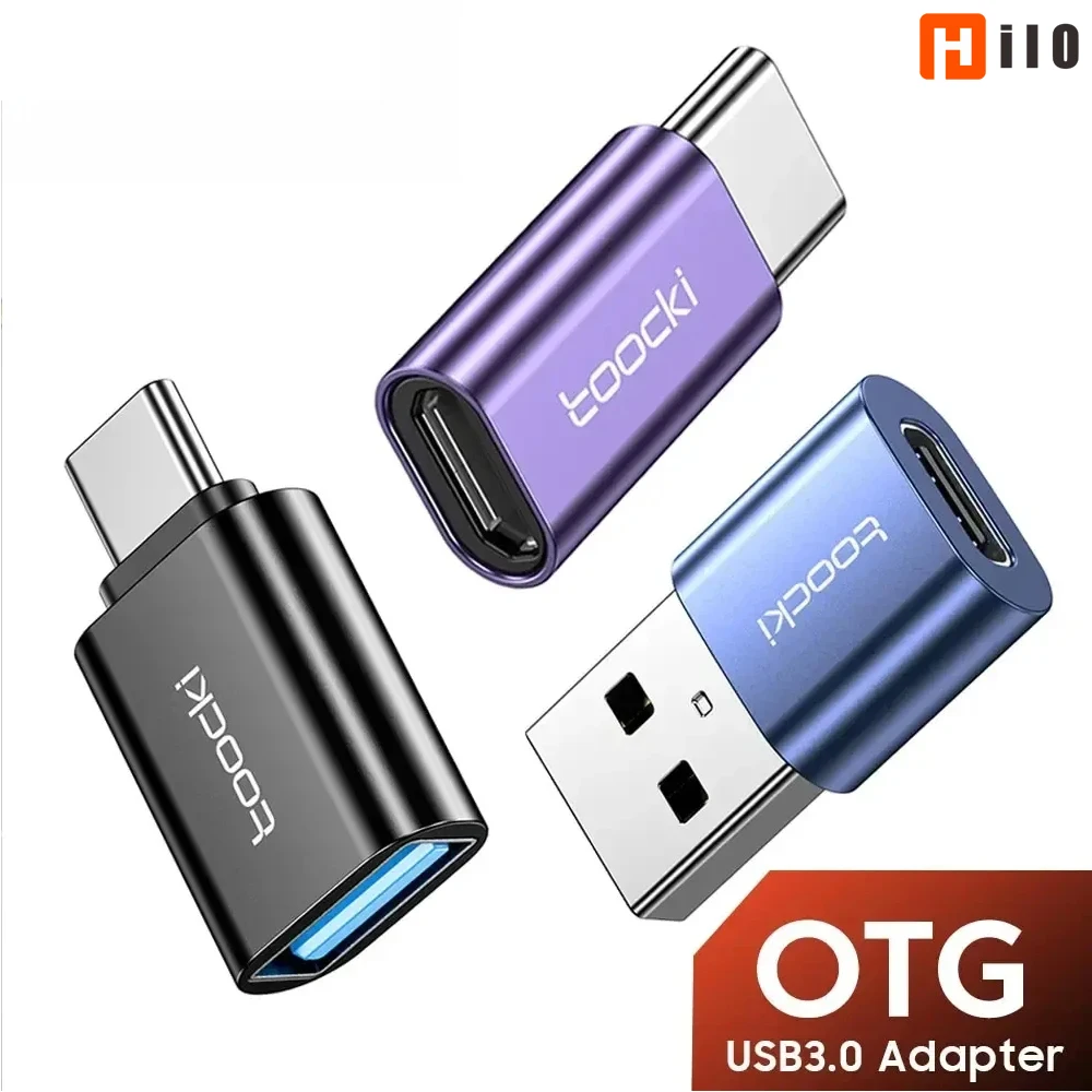 

Hilo OTG USB 3.0 To Type C Adapter Micro To Type C Male To USB 2.0 Female Converter for Macbook Xiaomi Samsung OTG Connector