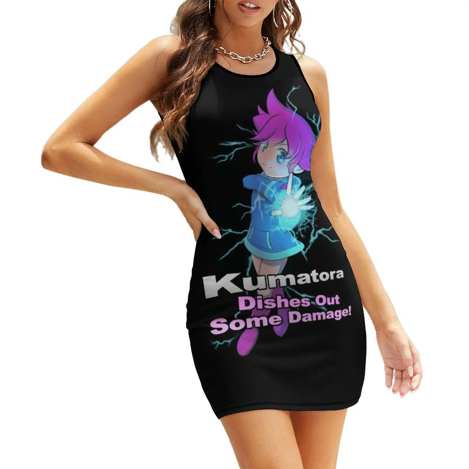 

Kumatora - Dishes Out Some Damage Sleeveless Sundress luxury dresses summer women's dress 2025 clothes for women