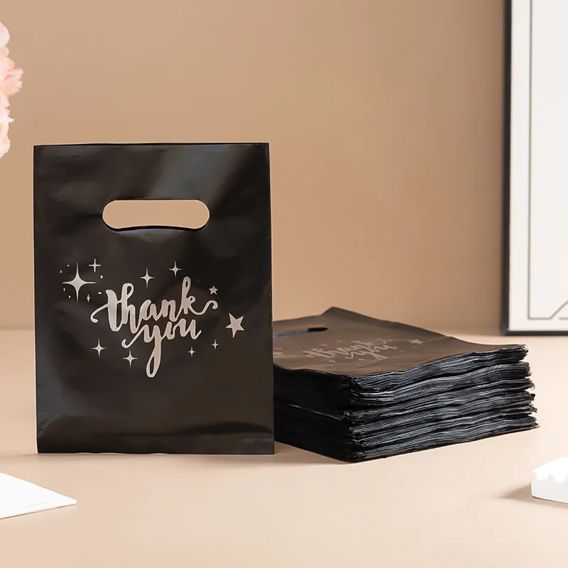 100 Stück Hochzeit Party Favor Bag Kunststoff Süßigkeiten Geschenktüten Keks Verpackungsbeutel Geburtstag Hochzeitsgeschenke für Gäste Dekoration Supplie