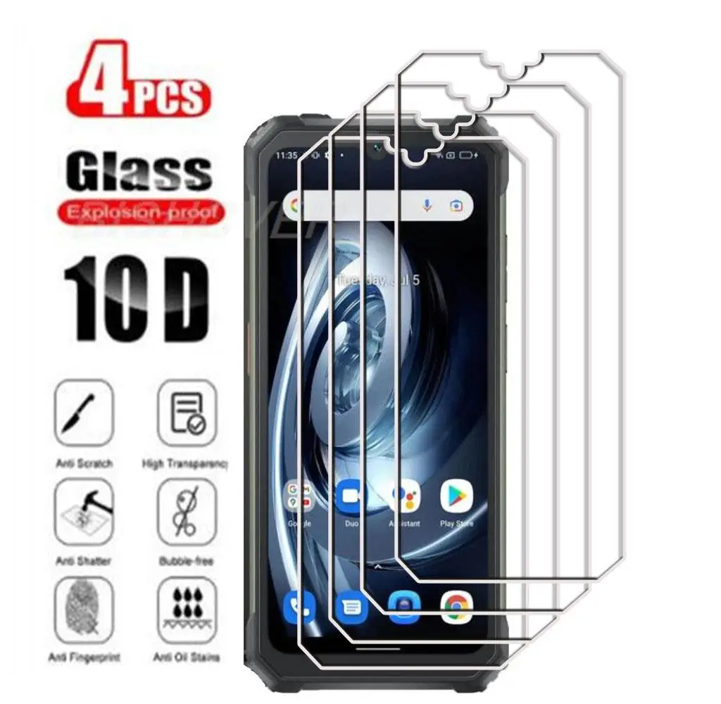 4Pcs For Blackview BV7100 BV 7100Tempered Glass Protective ON For Blackview BV7100 Screen Protector Phone Cover Film