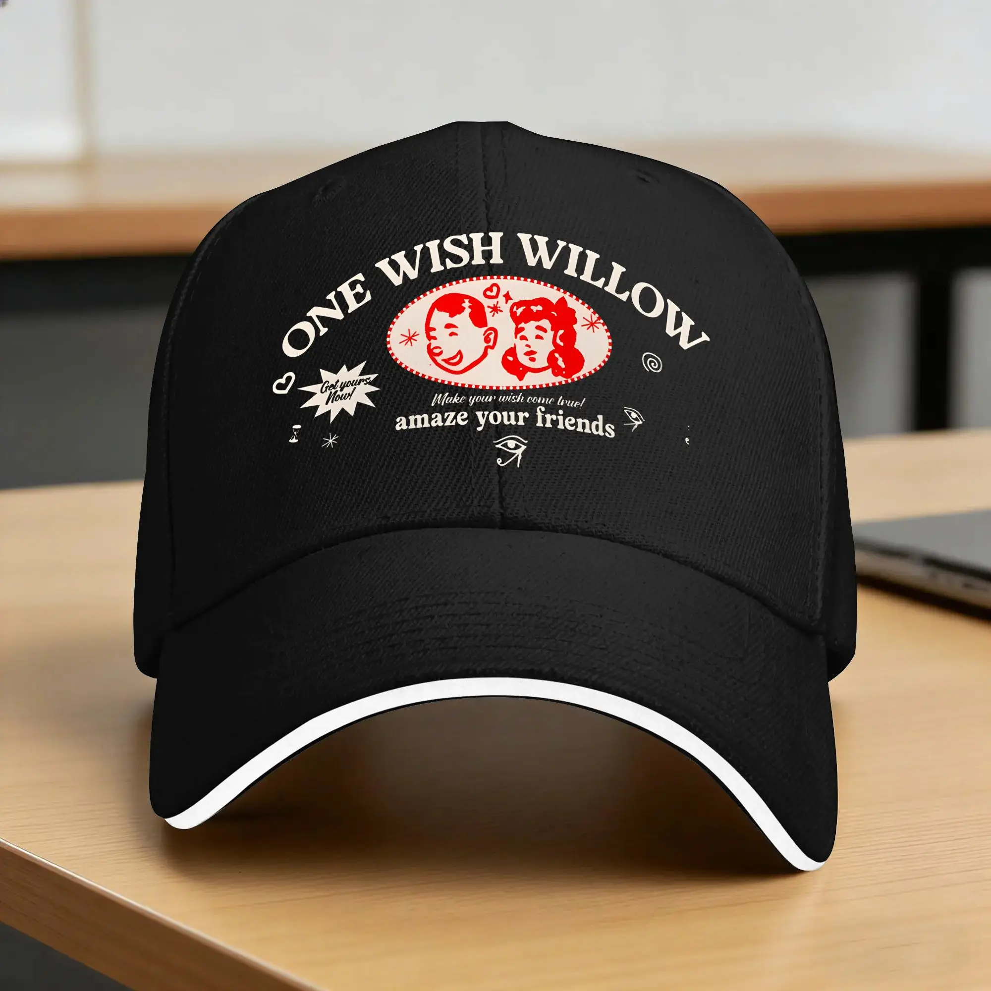 Casquette de baseball décontractée d'été O-Obsession Movie One Wish Willow, casquette de camionneur pour la randonnée et la pêche, design anti-UV, casquette snapback