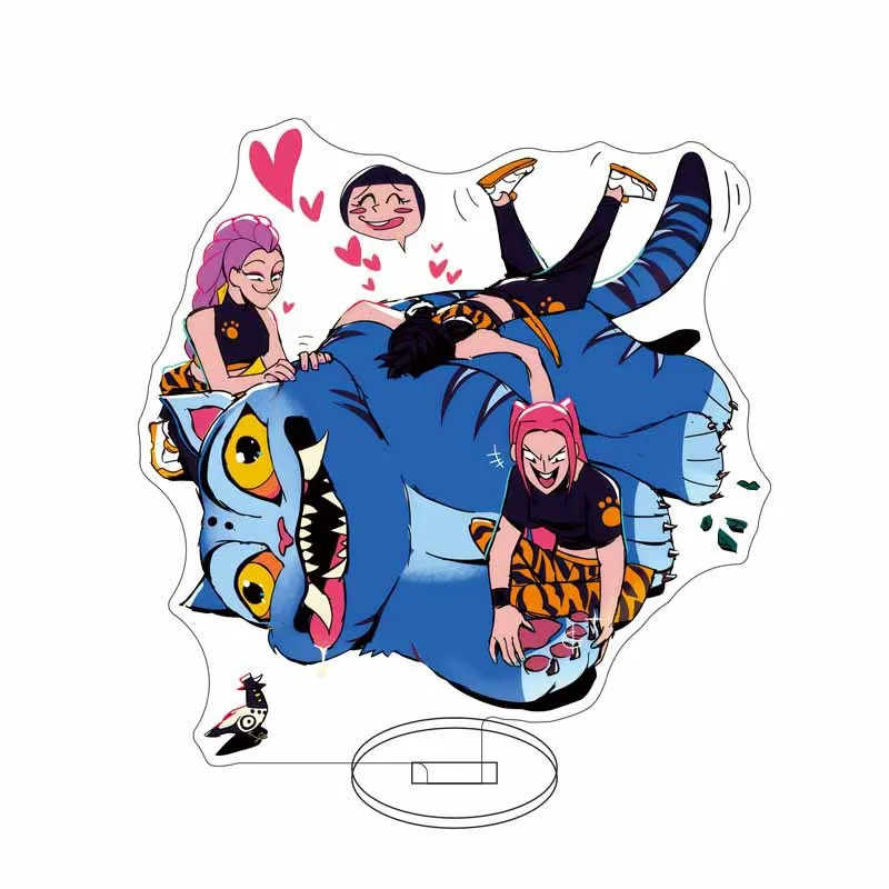 KPOP شيطان هنتر أنيمي الاكريليك حامل نموذج لوحة الديكور الأصالة مكتب الشكل عرض المشجعين هدية الكرتون رئيس المنتجات