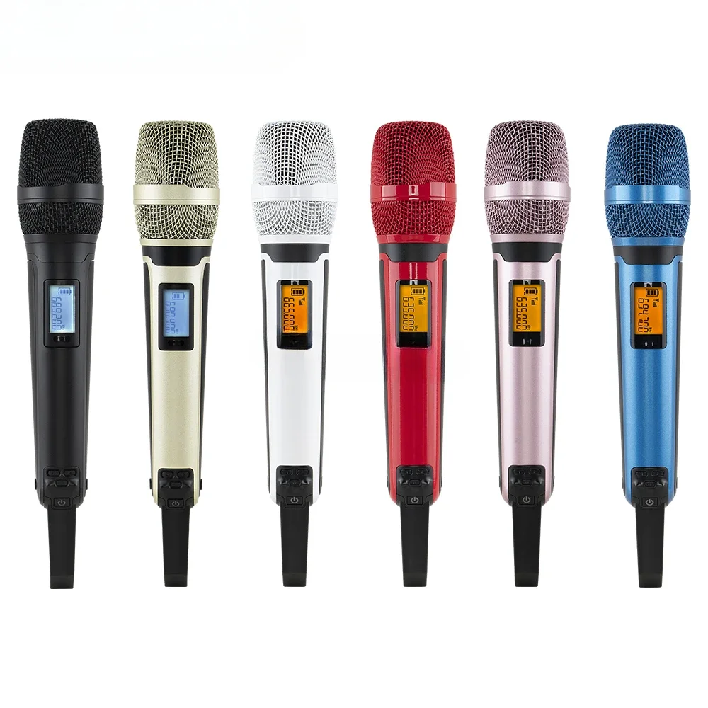 Wholesale Factory Wireless Microphone System Stage Performance Dynamic Karaoke For Singing