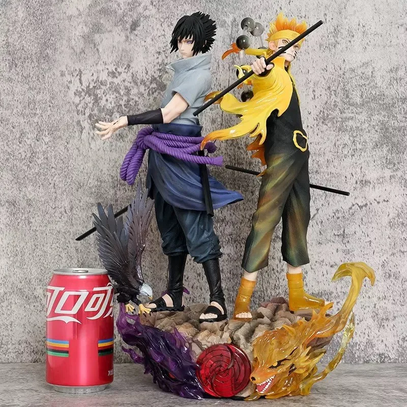 Аниме Хокаге резонанс Наруто резонанс Саске статуя модель коробка набор ручной работы оптовая продажа
