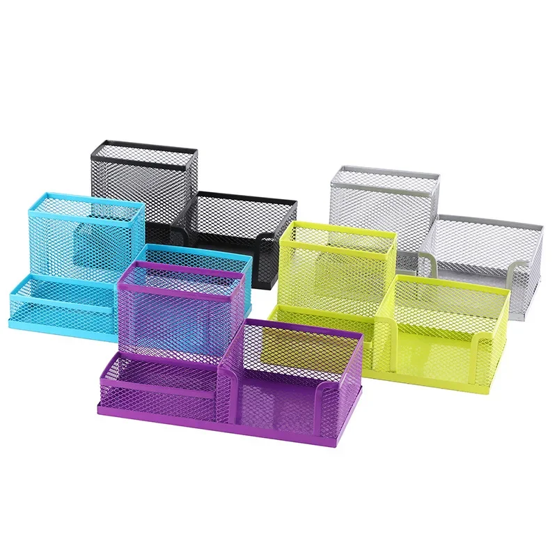 Imagem -05 - Simples Multi-funcional Pen Holder Artigos de Papelaria Criativos Desktop Combinação de Armazenamento Escritório e Estudante