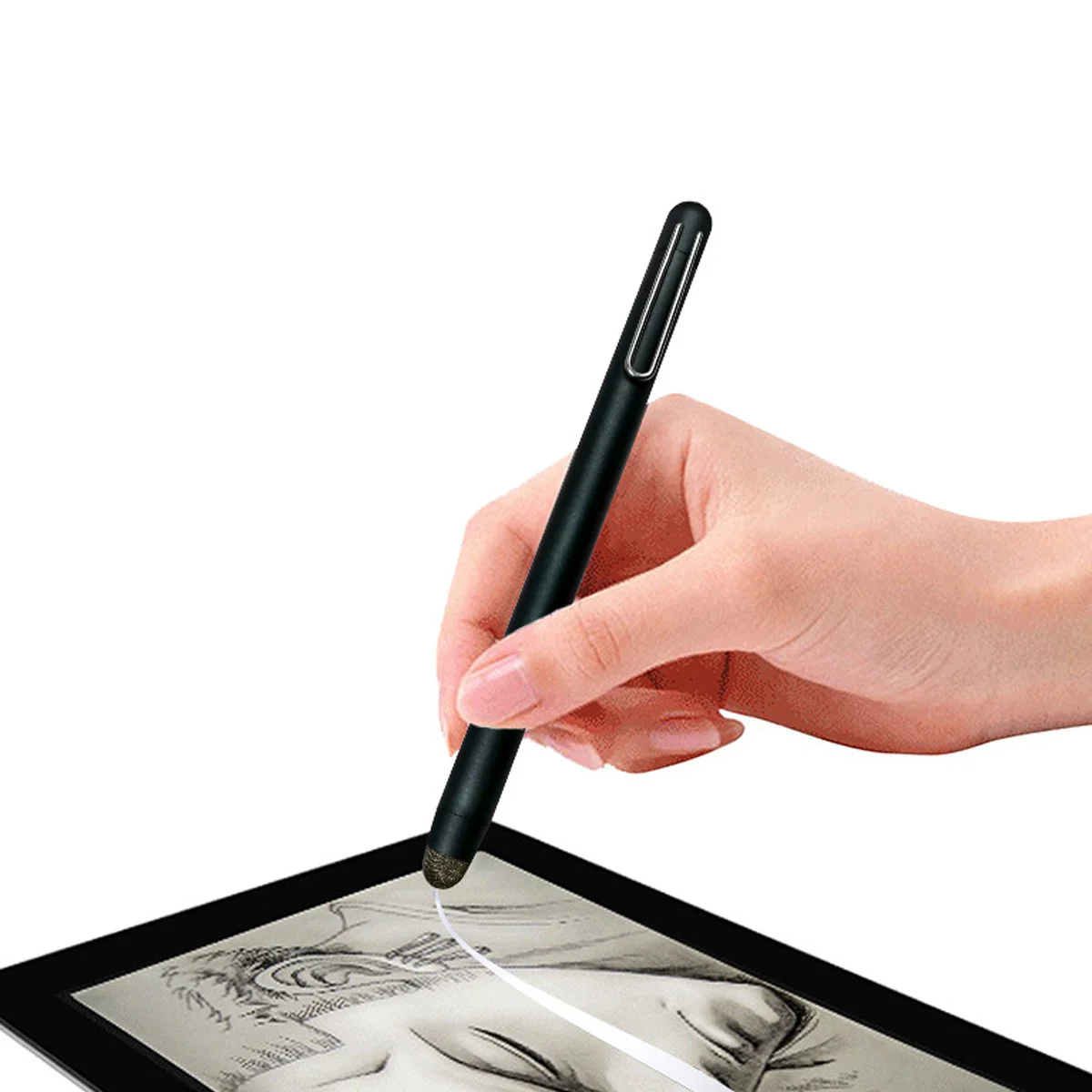 

20Pcs Conductive Fiber Pen Head High Sensitivity Capacitive Stylus Pen Cap Replacement Tip for Capacitive Touch Screens