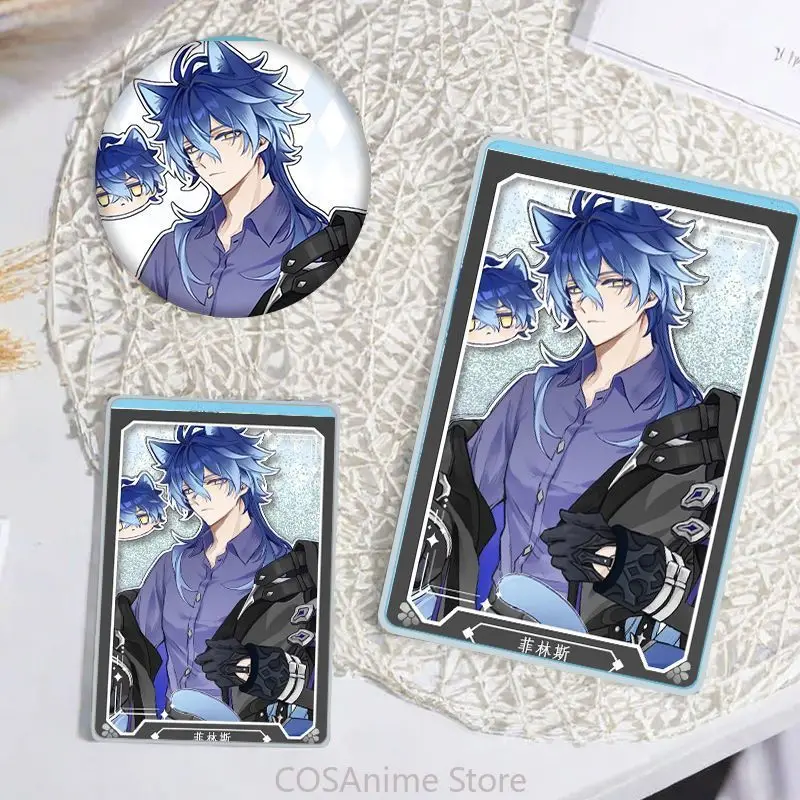 

Аниме Genshin Impact Flins косплей струящийся песок значок маджонга косплей Wanshi Mingjue Noan струящийся песок маджонг сувенирный подарок