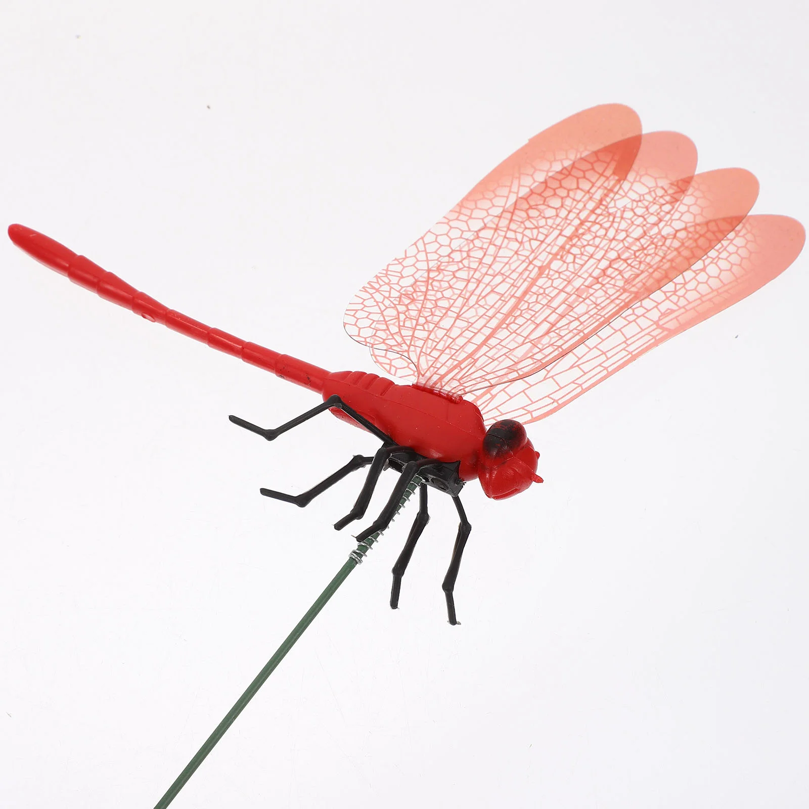 3 Pcs Simulation Dragonfly Clip Bug Deterrent Realistic Outdoor Decor Garden Statues Set