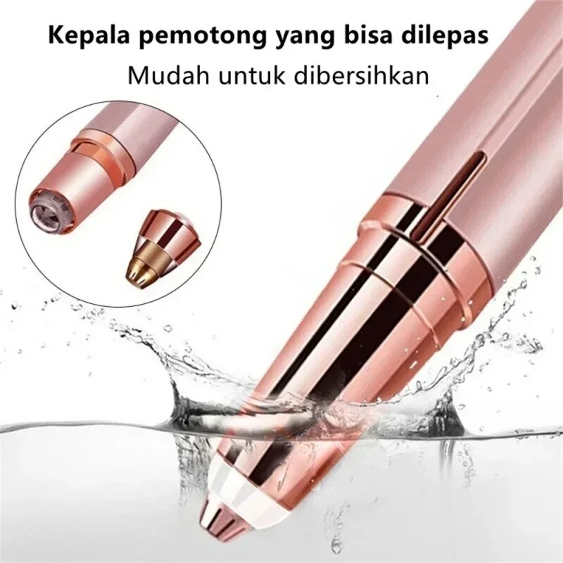 Mini ferramenta elétrica de aparar sobrancelhas para iniciantes, aparador elétrico automático de sobrancelhas, nariz, escova de barbear, raspador