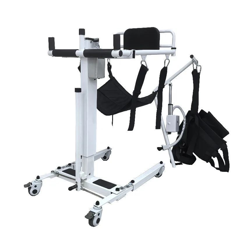 Electric Medical Transfer Patient Lift for Disabled Elderly Foldable Wheelchair Lifting Equipment to Vehicle Mobility Aid Device