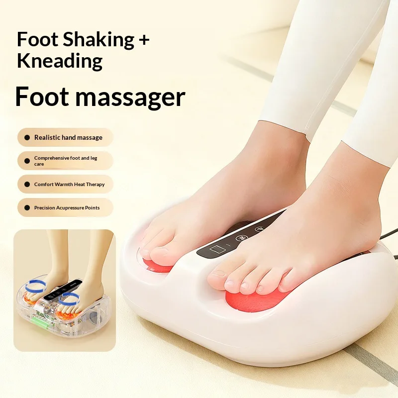 

multi-functional wireless foot massager, intelligent hot compress massage pedicure machine, home kneading foot massage god
