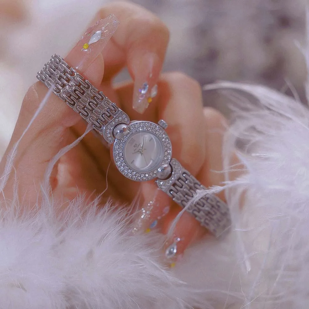 

Минималистичные женские часы BS из серебра, высококачественные кварцевые часы с маленьким циферблатом, модные наручные часы для повседневной носки, аксессуар, подарок.