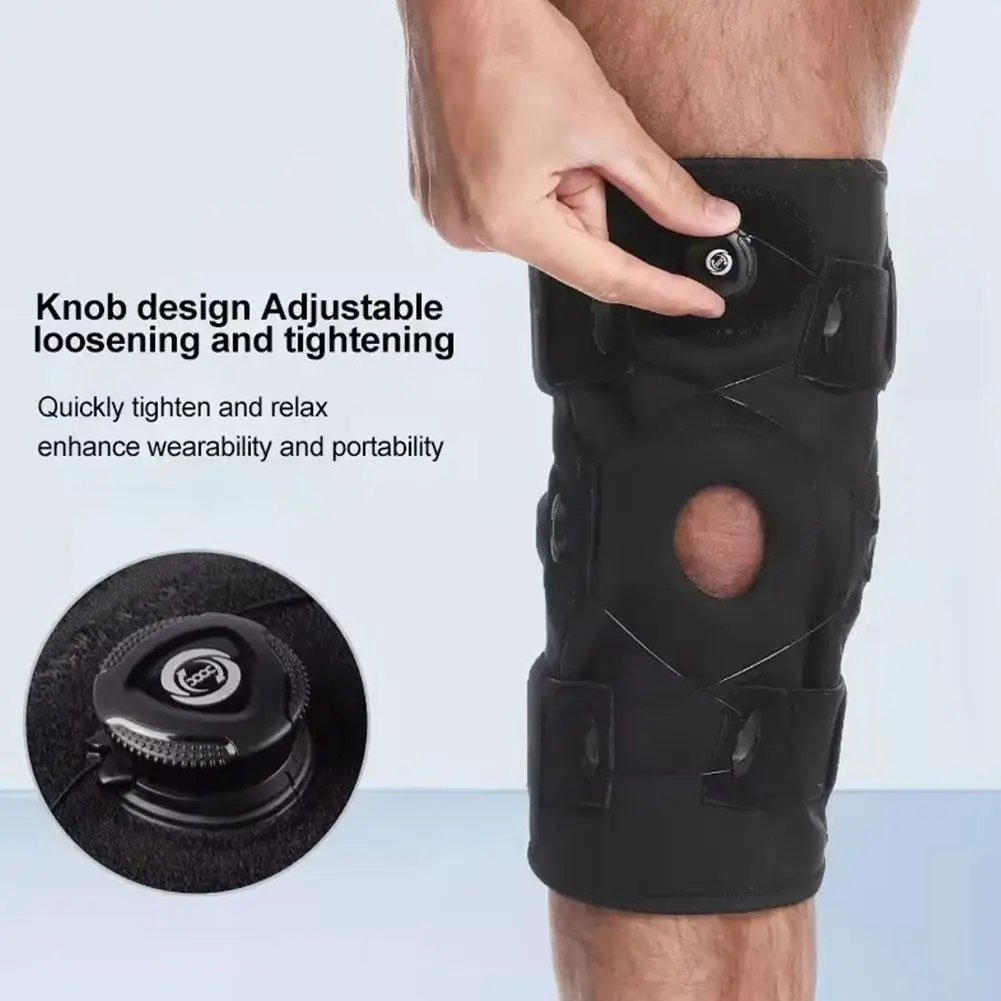 Dünne Kniebandage mit Patella-Gel-Pad und Seitenstabilisatoren – Kompressionsunterstützung für Arthritis – leichte Kniebandage zum Laufen