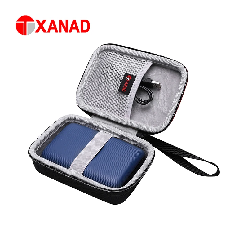 XANAD EVA Hard Case for HP Sprocket Portable/Fujifilm Instax Mini Link/Canon Zoemini Photo Printer/NiiMbot D11 Label Printer